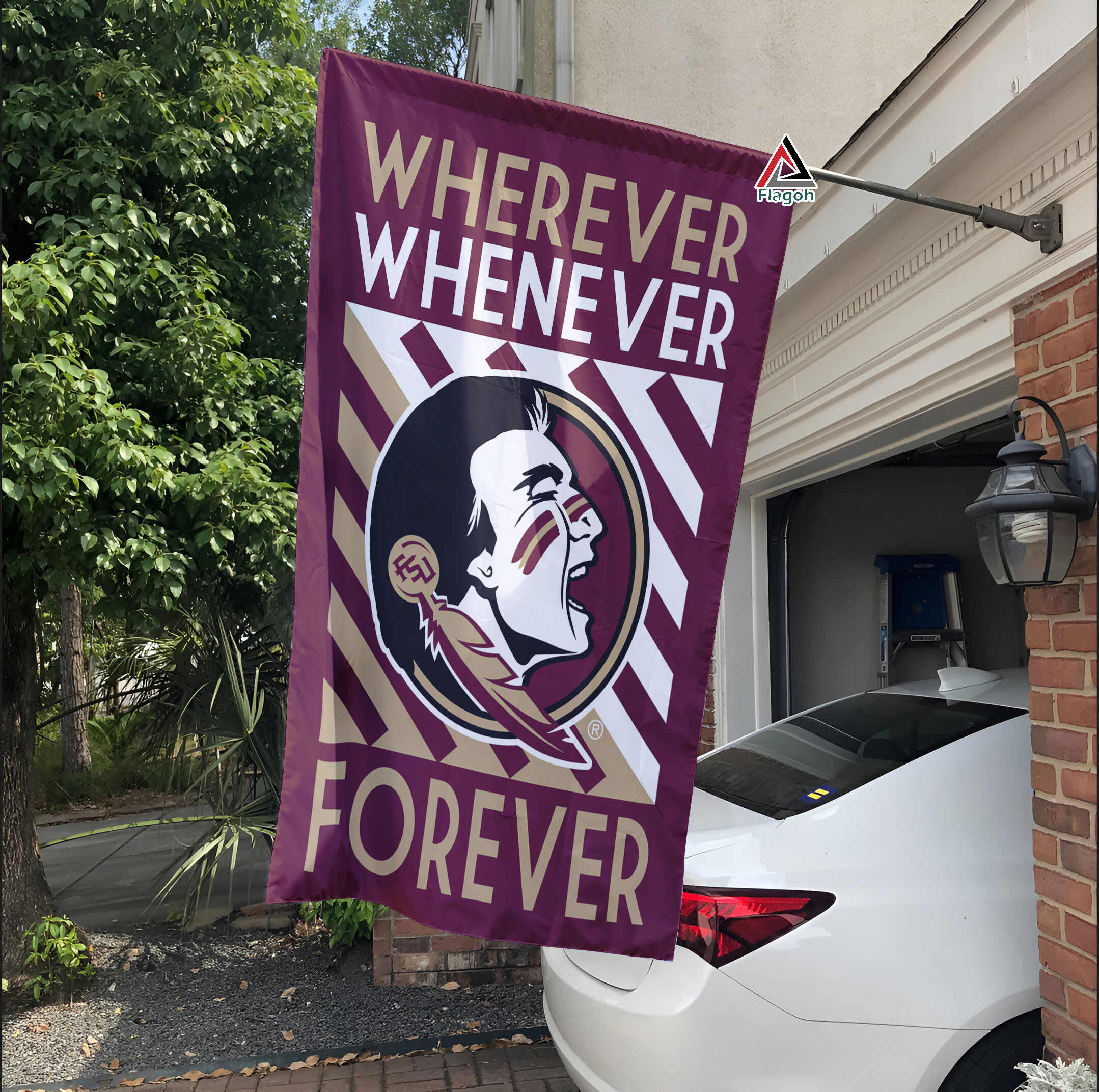 Florida State Seminoles Forever Fan Flag, NCAA Sport Fans Outdoor Flag - Image 2