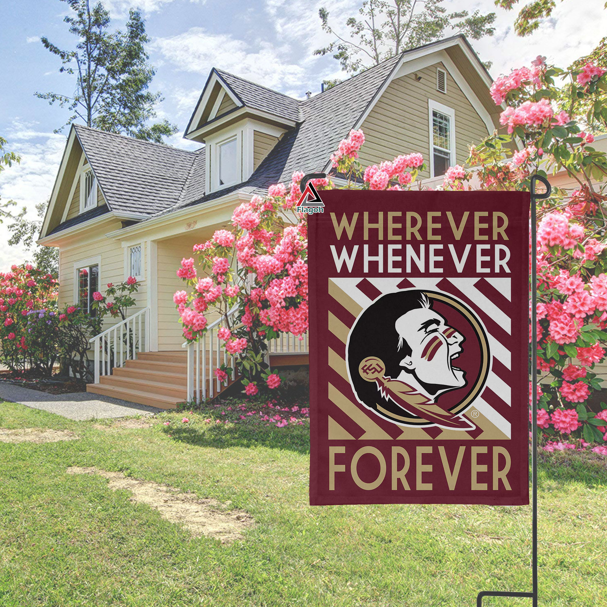 Florida State Seminoles Forever Fan Flag, NCAA Sport Fans Outdoor Flag - Image 3