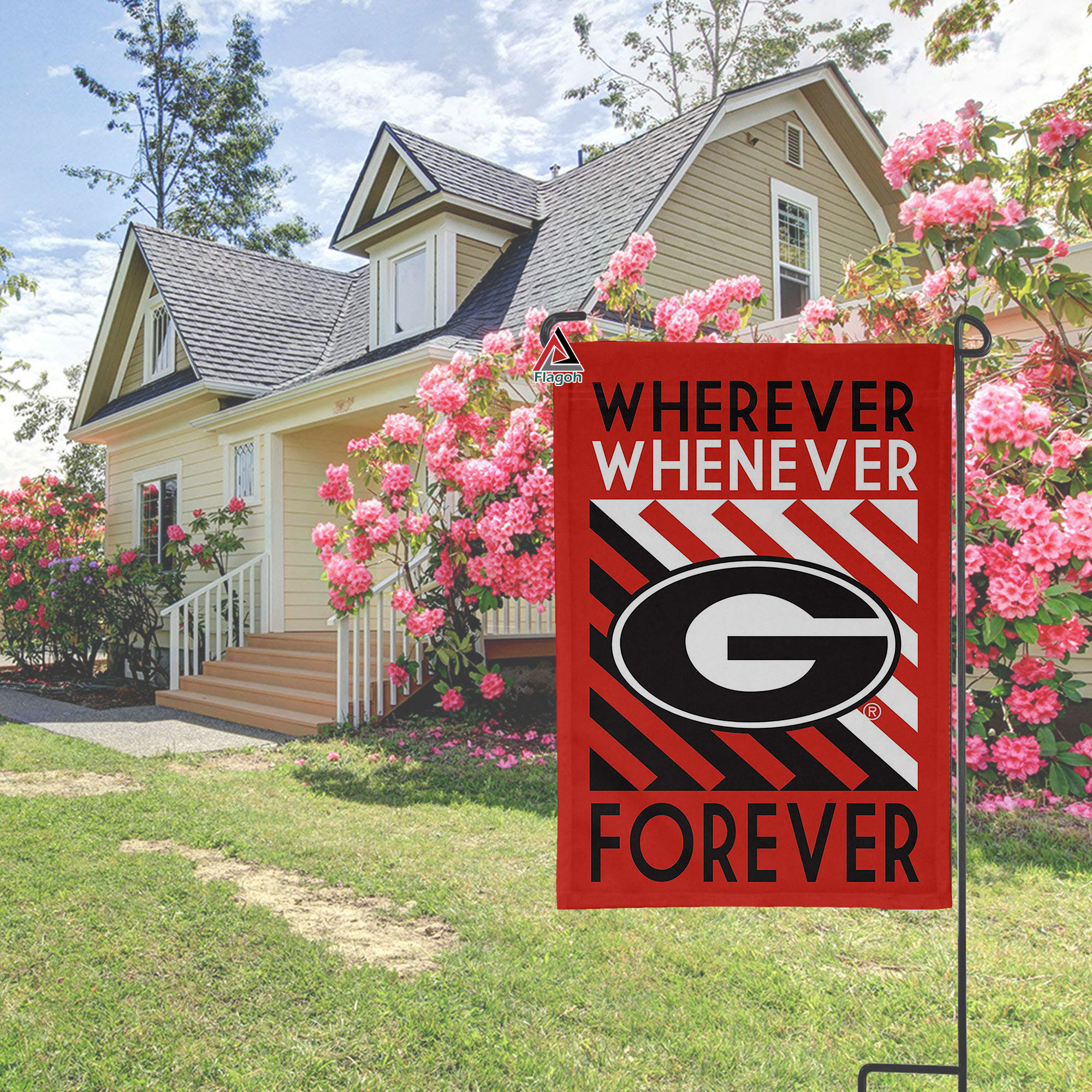 Georgia Bulldogs Forever Fan Flag, NCAA Sport Fans Outdoor Flag - Image 3