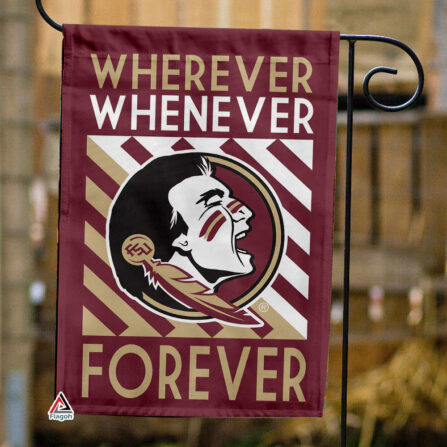 Florida State Seminoles Forever Fan Flag, NCAA Sport Fans Outdoor Flag