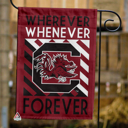 South Carolina Gamecocks Forever Fan Flag, NCAA Sport Fans Outdoor Flag