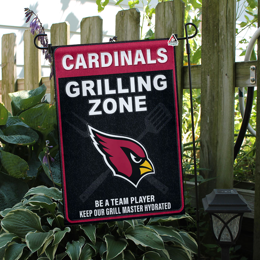 Arizona Cardinals Grilling Zone Flag, Cardinals Football Fans BBQ Flag - Image 3