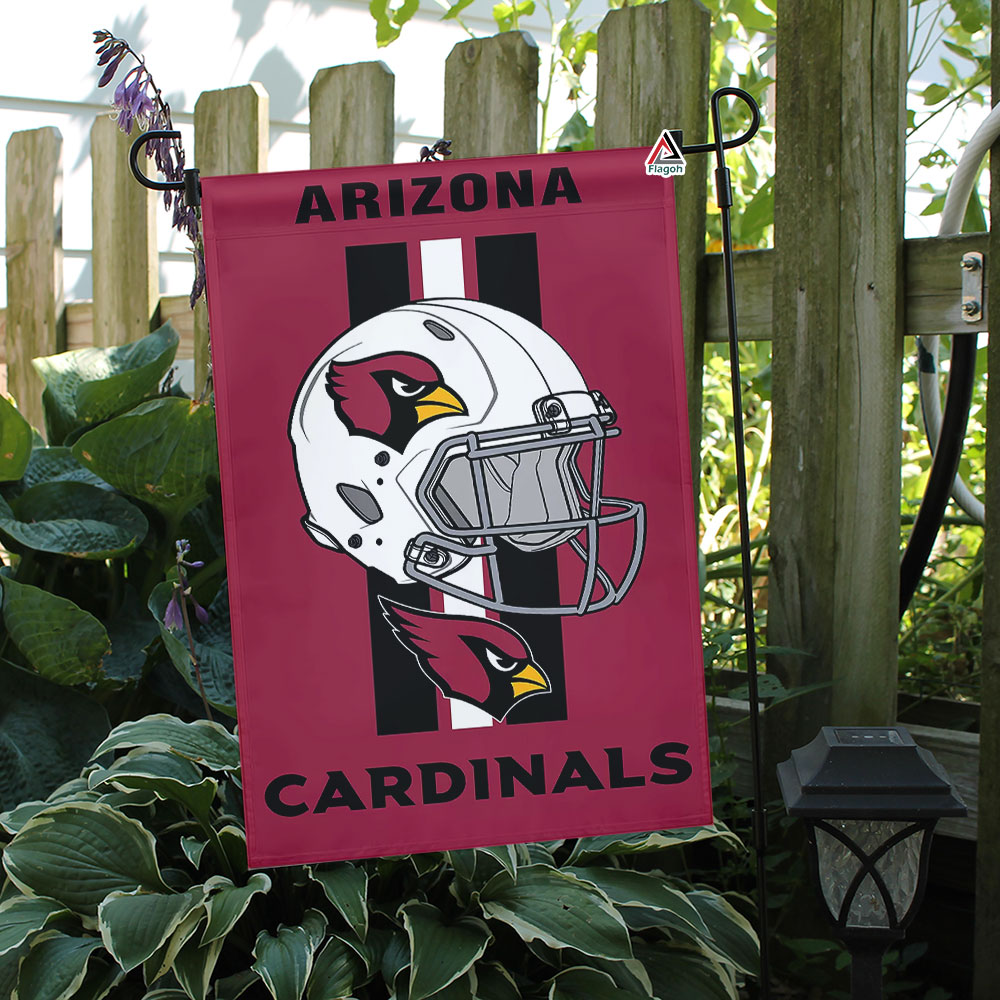 Arizona Cardinals Helmet Vertical Flag, Cardinals NFL Outdoor Flag - Image 3