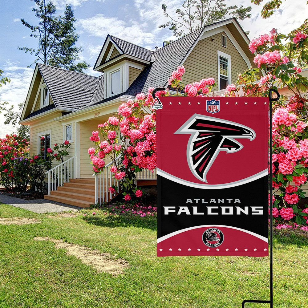 Atlanta Falcons Football Team Flag, NFL Premium Two-sided Vertical Flag - Image 3