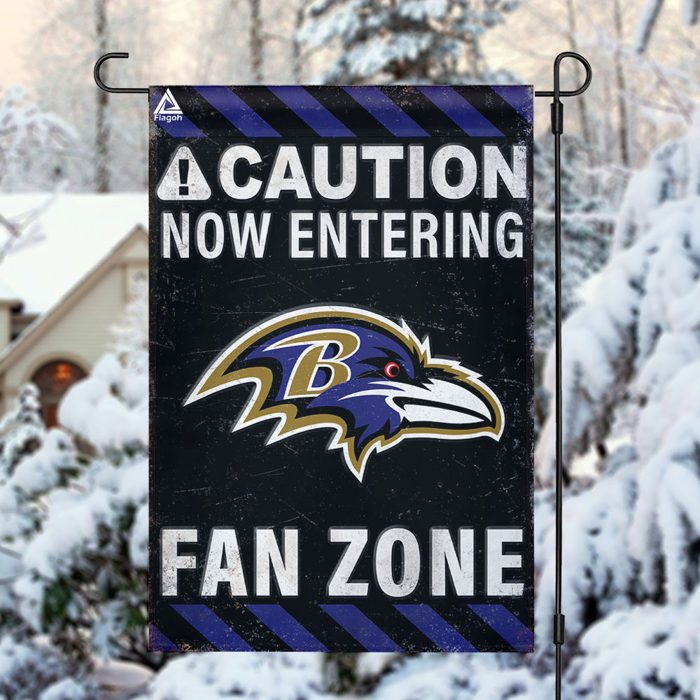 Baltimore Ravens Fan Zone Flag, NFL Welcome Sport Flag