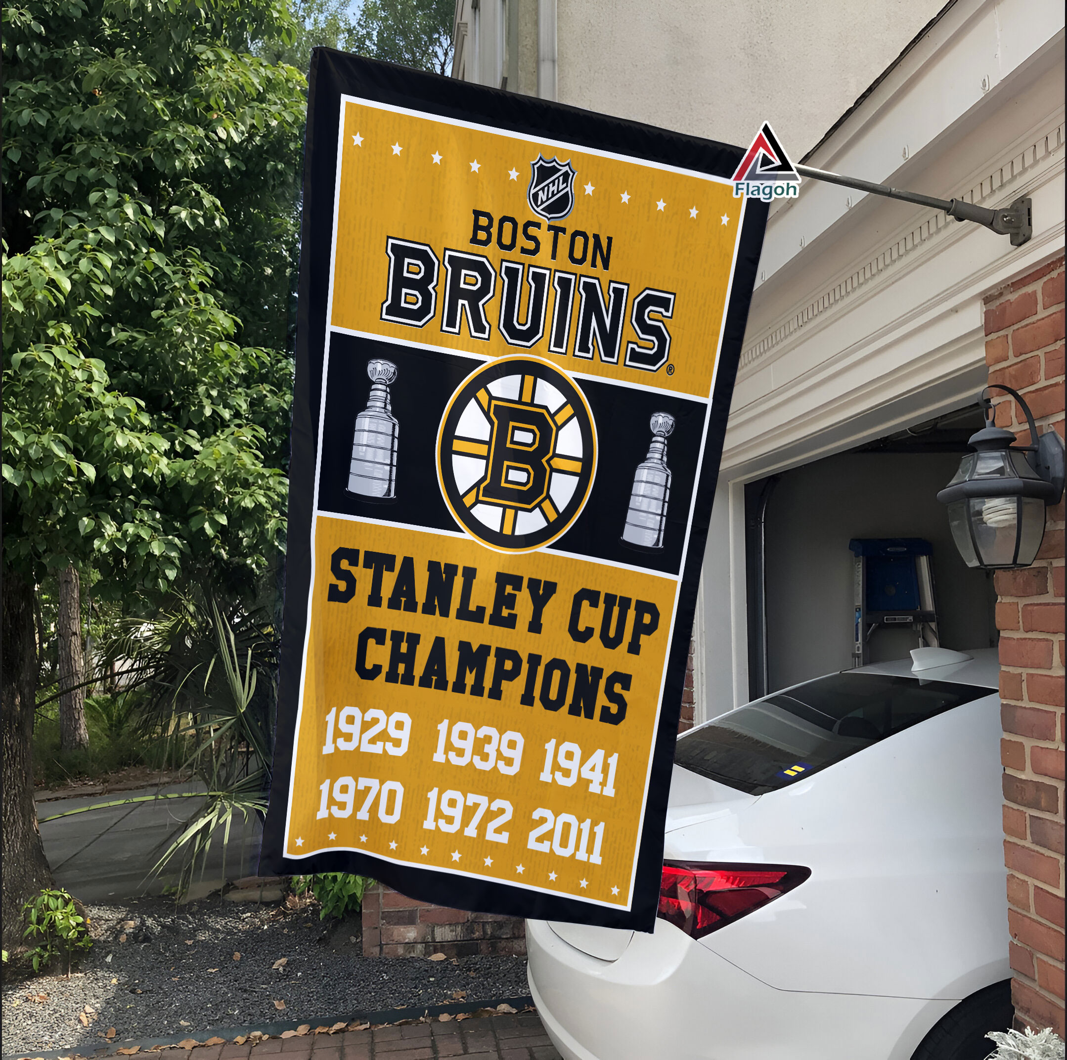Boston Bruins Stanley Cup Champions Flag, Bruins Stanley Cup Flag, NHL Premium Flag - Image 4