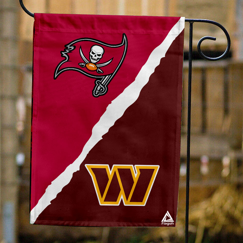 Buccaneers vs Commanders House Divided Flag, NFL House Divided Flag