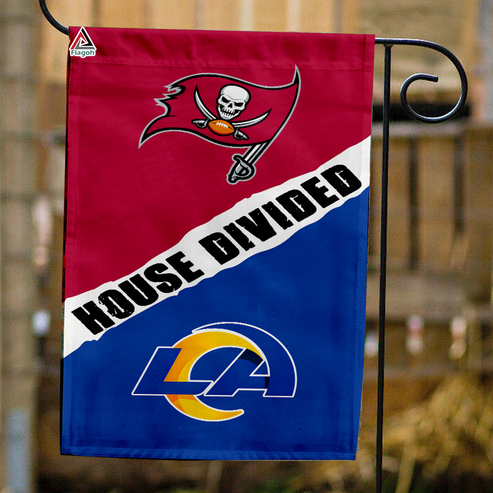 Buccaneers vs Rams House Divided Flag, NFL House Divided Flag