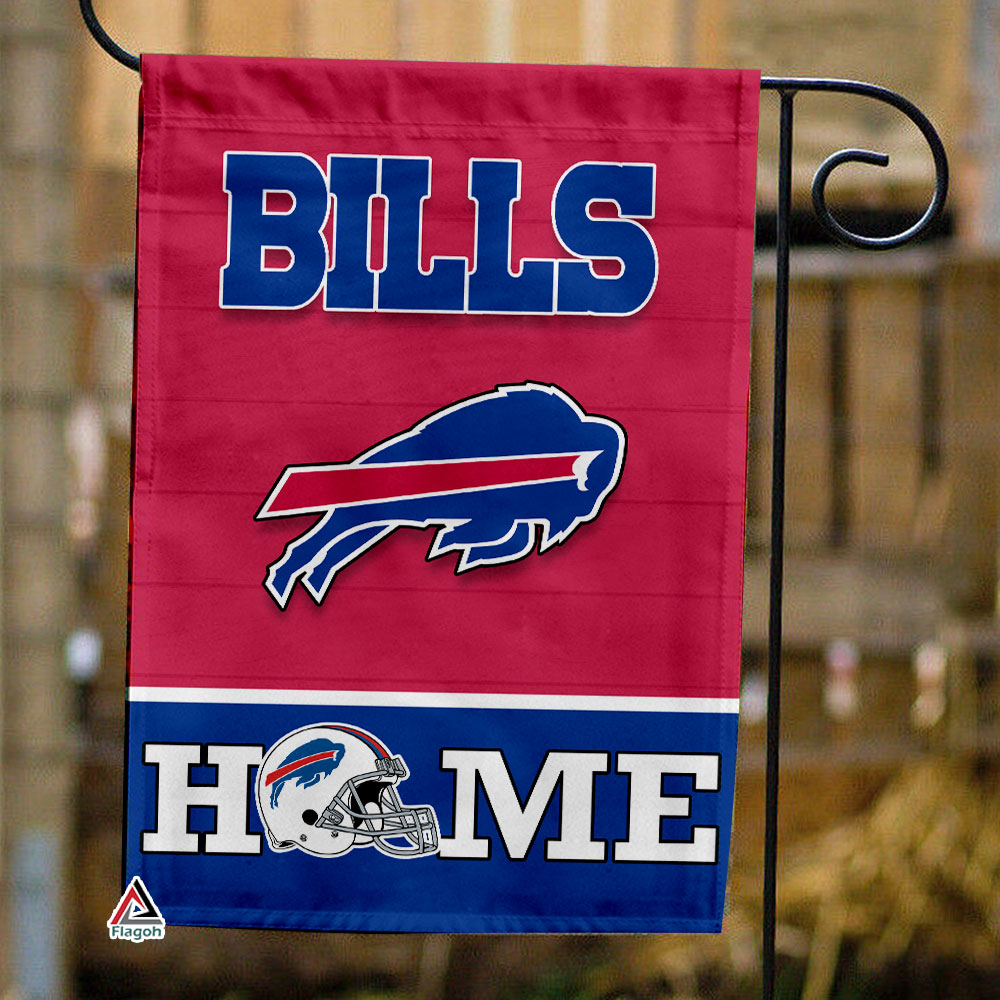 Buffalo Bills Football Flag, Billy Buffalo Mascot Personalized Football Fan Welcome Flags, Custom Family Name NFL Decor - Image 5