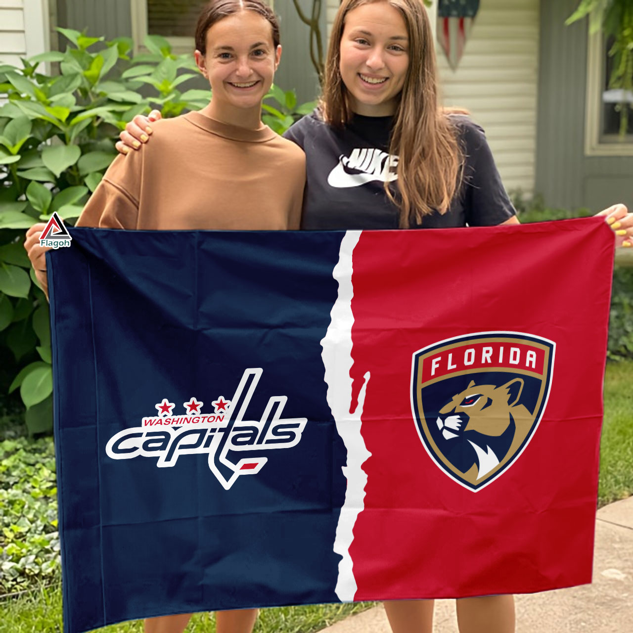 Capitals vs Panthers House Divided Flag, NHL House Divided Flag - Image 3