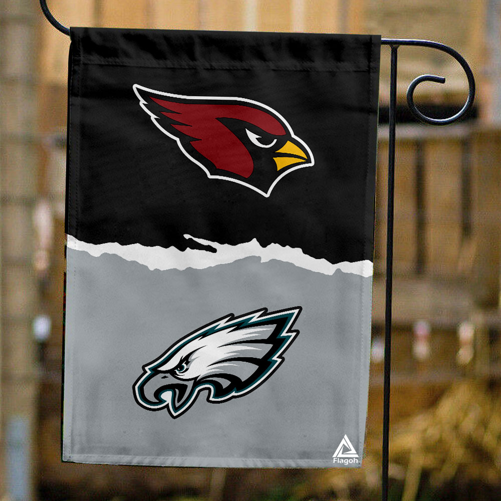 Cardinals vs Eagles House Divided Flag, NFL House Divided Flag