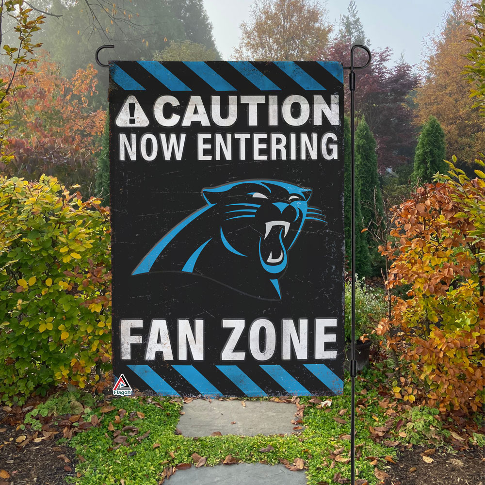Carolina Panthers Fan Zone Flag, NFL Welcome Sport Flag - Image 3