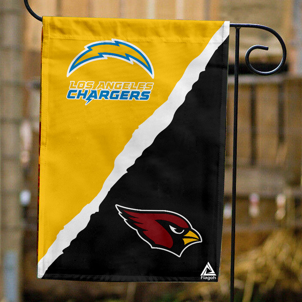 Chargers vs Cardinals House Divided Flag, NFL House Divided Flag