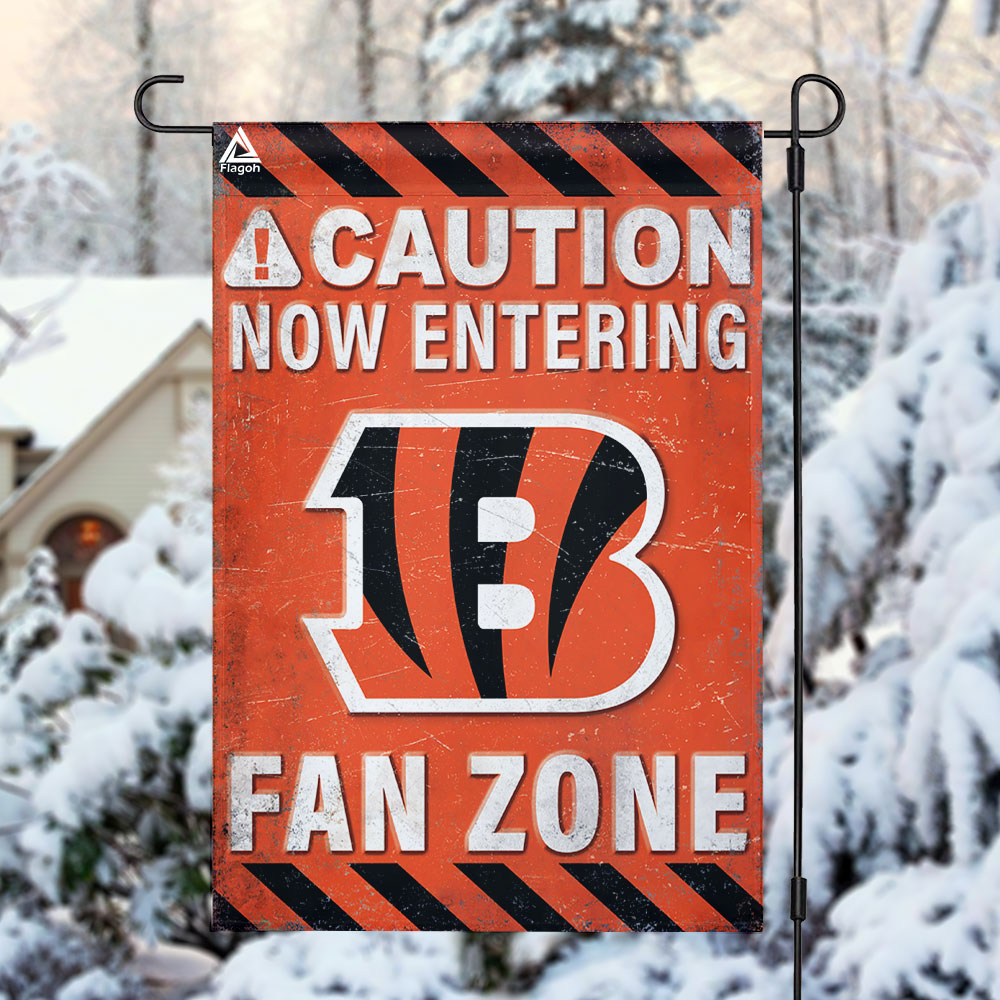 Cincinnati Bengals Fan Zone Flag, NFL Welcome Sport Flag