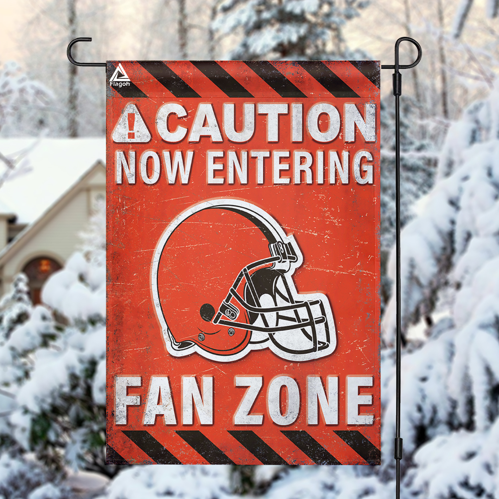 Cleveland Browns Fan Zone Flag, NFL Welcome Sport Flag