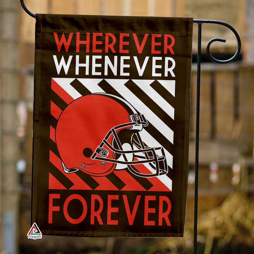 Cleveland Browns Forever Fan Flag, NFL Sport Fans Outdoor Flag