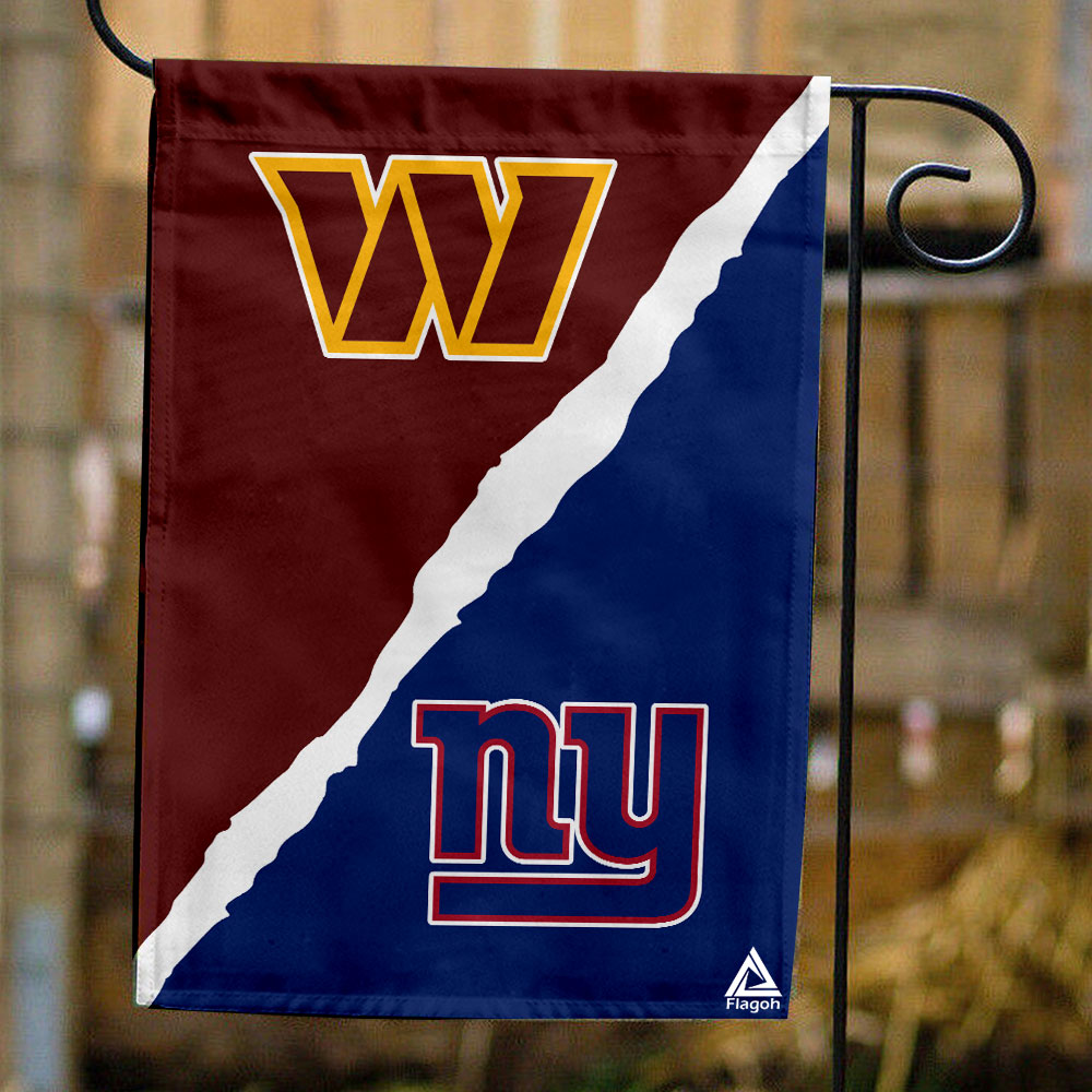 Commanders vs Giants House Divided Flag, NFL House Divided Flag