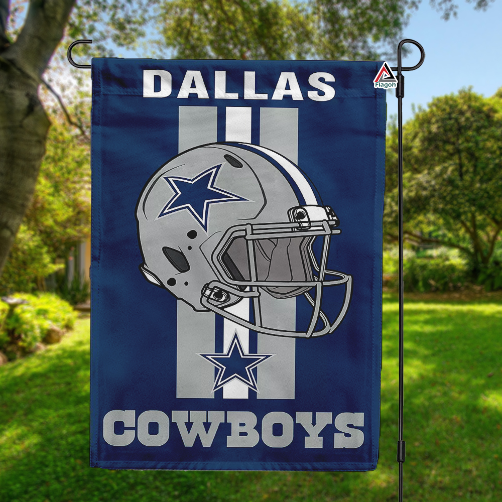 Dallas Cowboys Helmet Vertical Flag, Cowboys NFL Outdoor Flag