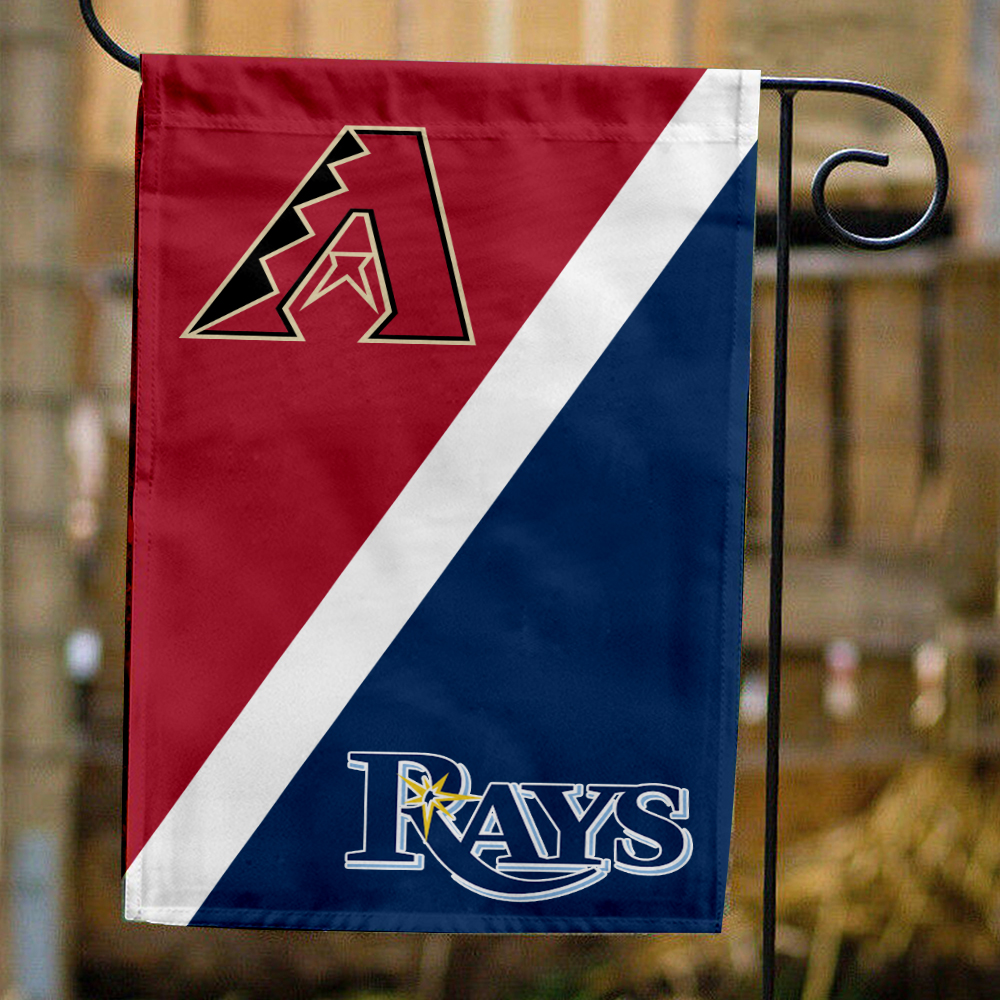 Diamondbacks vs Rays House Divided Flag, MLB House Divided Flag
