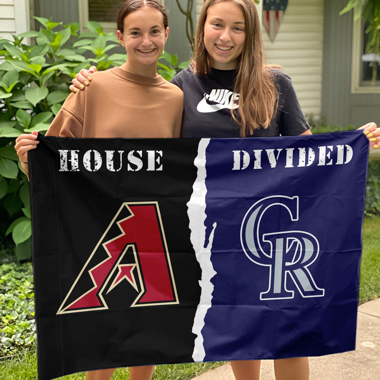 Diamondbacks vs Rockies House Divided Flag, MLB House Divided Flag - Image 3