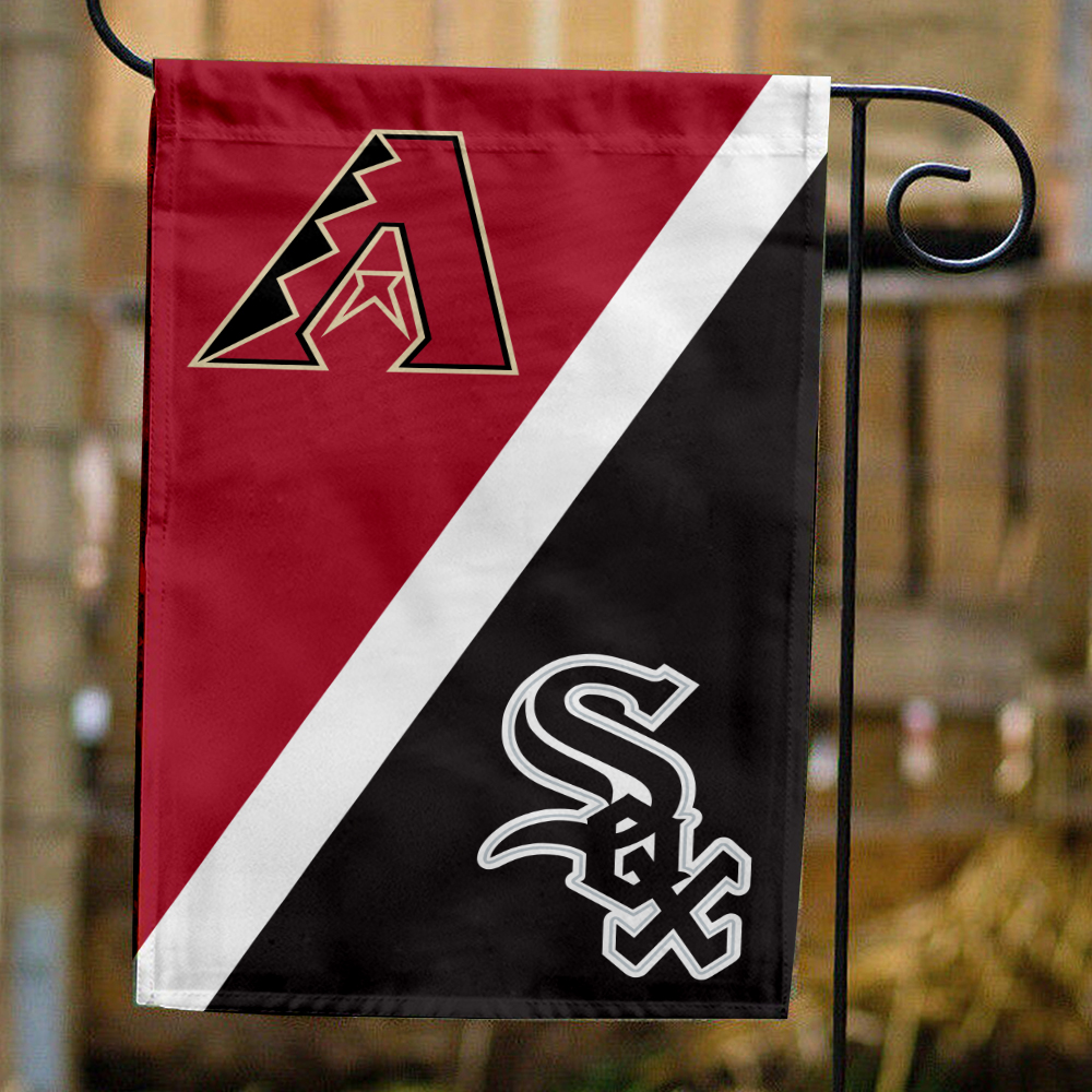 Diamondbacks vs White Sox House Divided Flag, MLB House Divided Flag