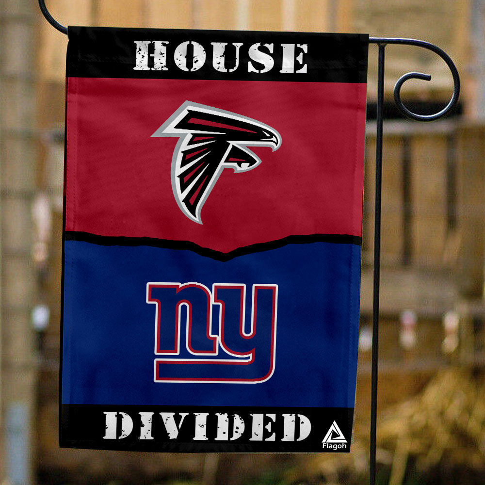 Falcons vs Giants House Divided Flag, NFL House Divided Flag