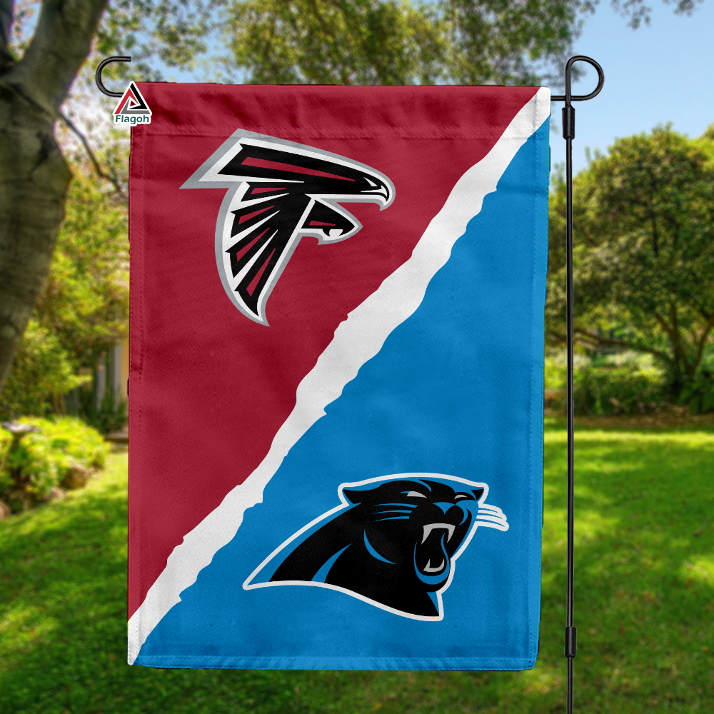 Falcons vs Panthers House Divided Flag, NFL House Divided Flag