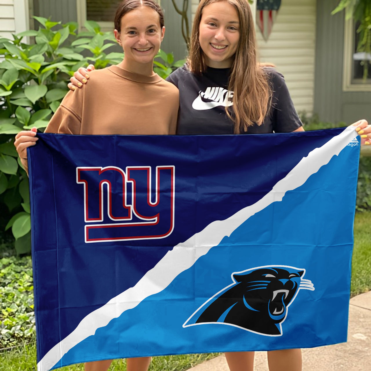 Giants vs Panthers House Divided Flag, NFL House Divided Flag - Image 3