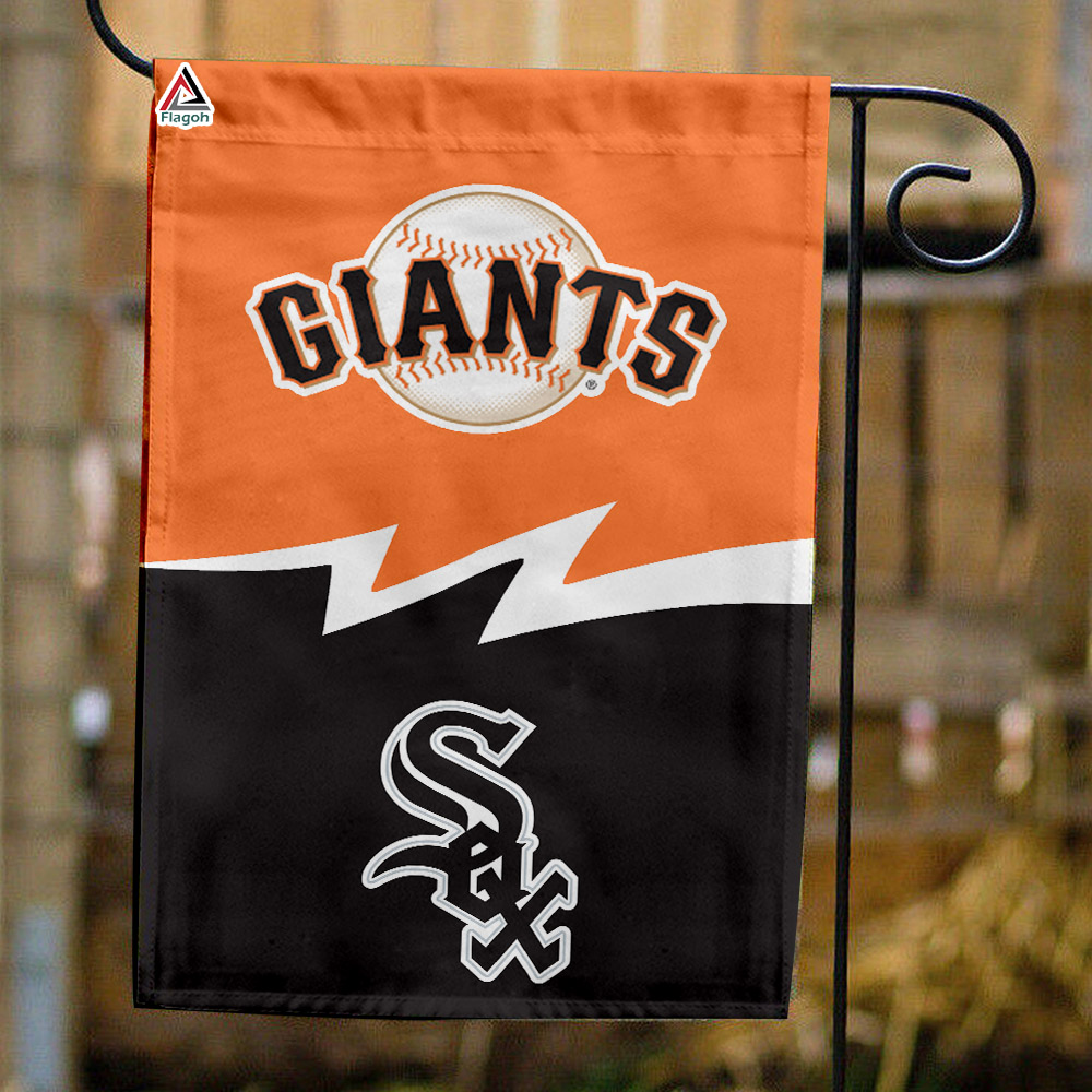 Giants vs White Sox House Divided Flag, MLB House Divided Flag