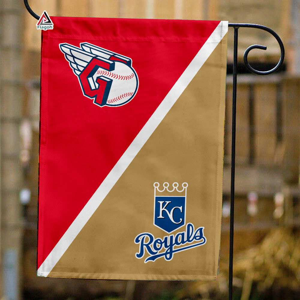Guardians vs Royals House Divided Flag, MLB House Divided Flag