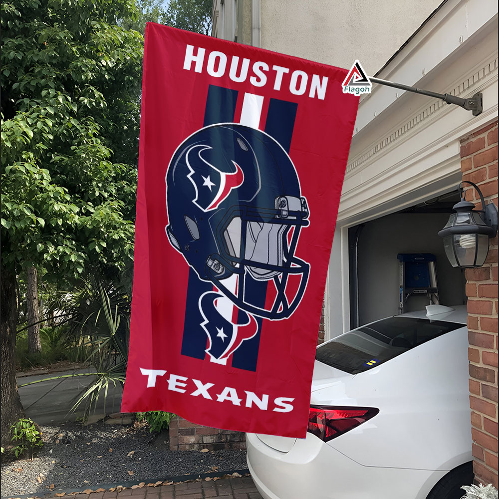 Houston Texans Helmet Vertical Flag, Texans NFL Outdoor Flag - Image 4