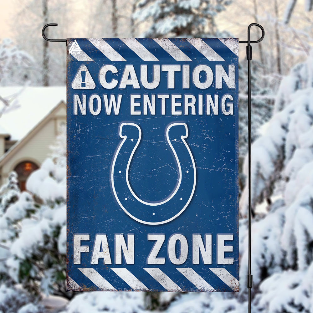 Indianapolis Colts Fan Zone Flag, NFL Welcome Sport Flag