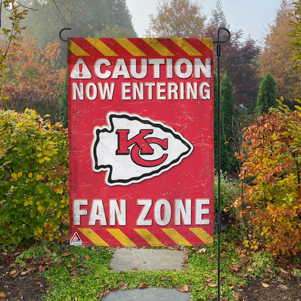 Kansas City Chiefs Fan Zone Flag, NFL Welcome Sport Flag - Image 3