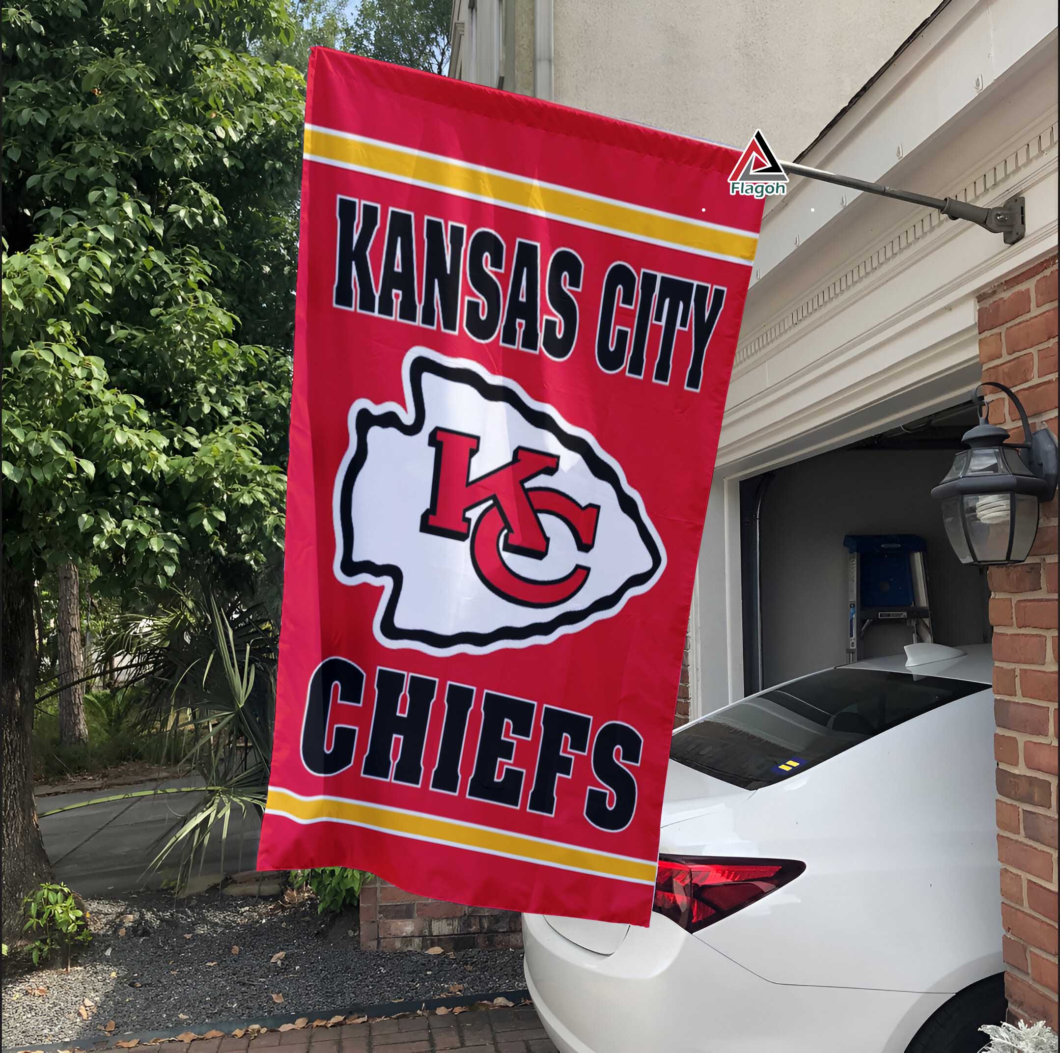 Kansas City Chiefs Flag, NFL Super Bowl LVIII Champs Flag - Image 3