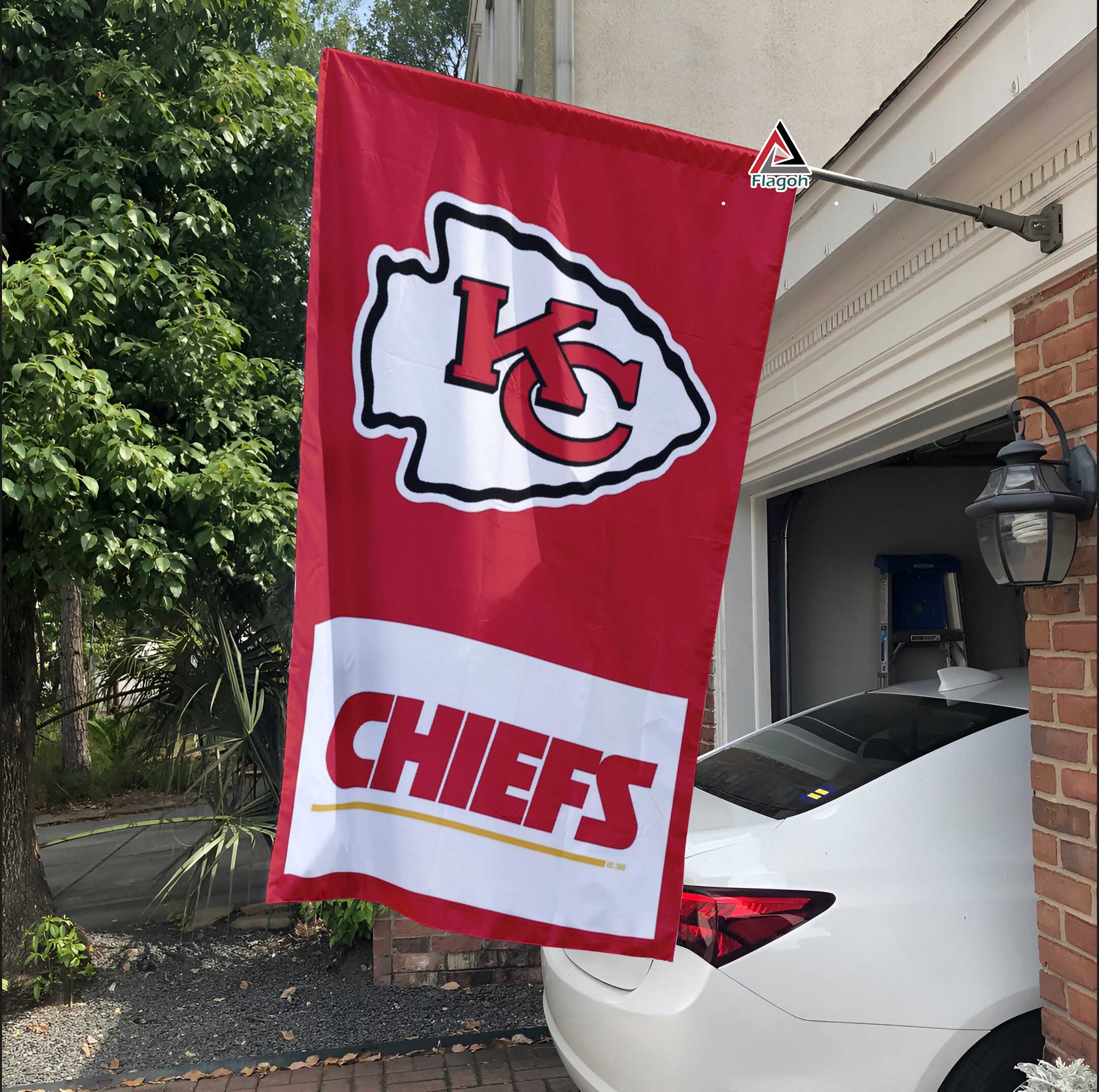 Kansas City Chiefs Flag, NFL Super Bowl LVIII Champs Flag - Image 3