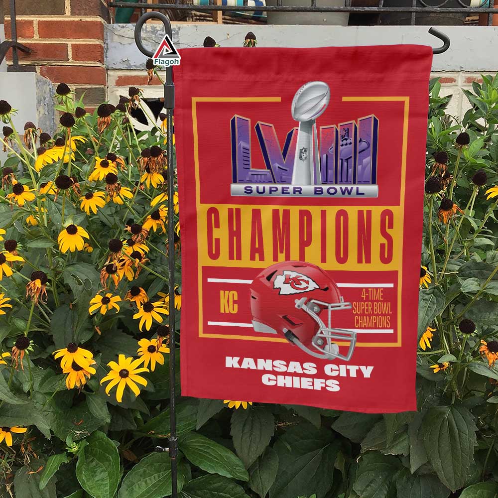 Kansas City Chiefs Super Bowl Championship Flag, NFL Flag - Image 3
