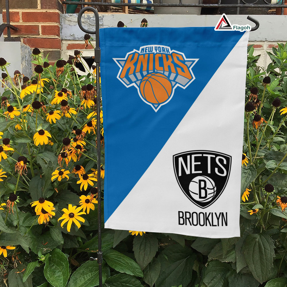 Knicks vs Nets House Divided Flag, NBA House Divided Flag - Image 5