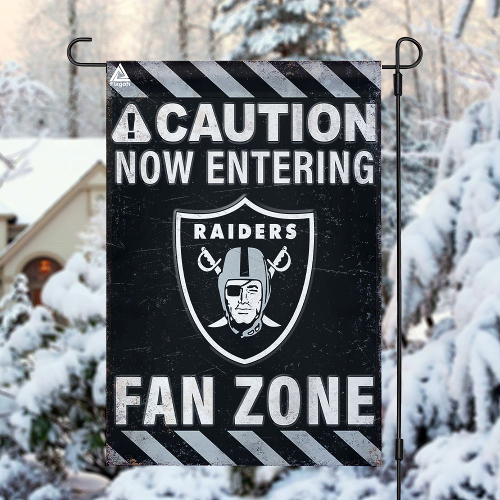 Las Vegas Raiders Fan Zone Flag, NFL Welcome Sport Flag
