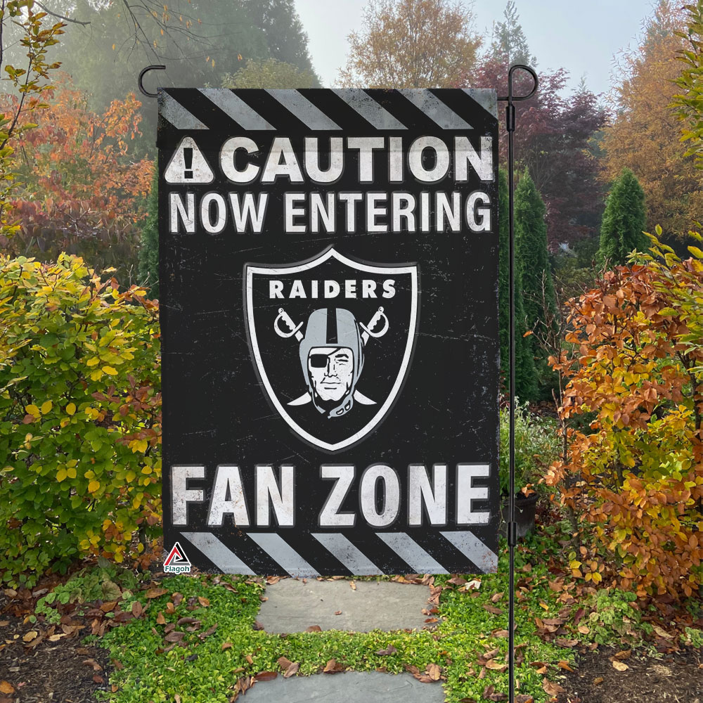 Las Vegas Raiders Fan Zone Flag, NFL Welcome Sport Flag - Image 3