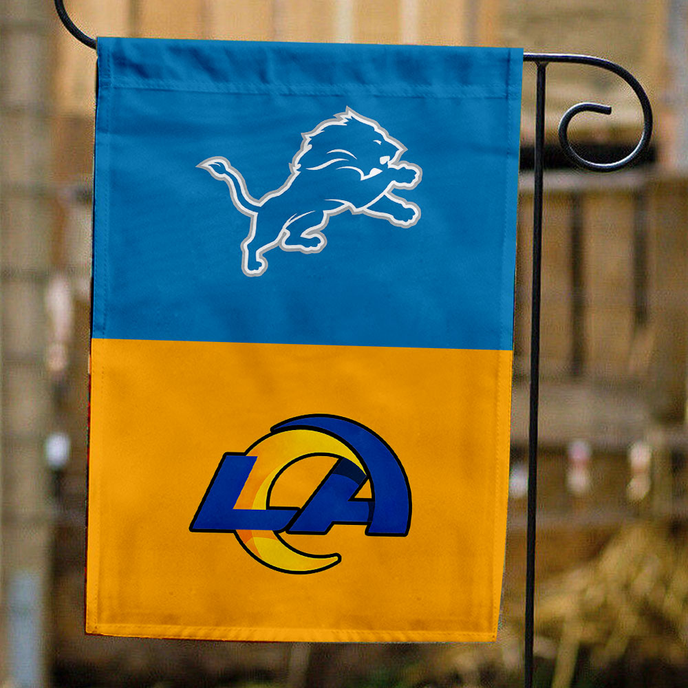 Lions vs Rams House Divided Flag, NFL House Divided Flag