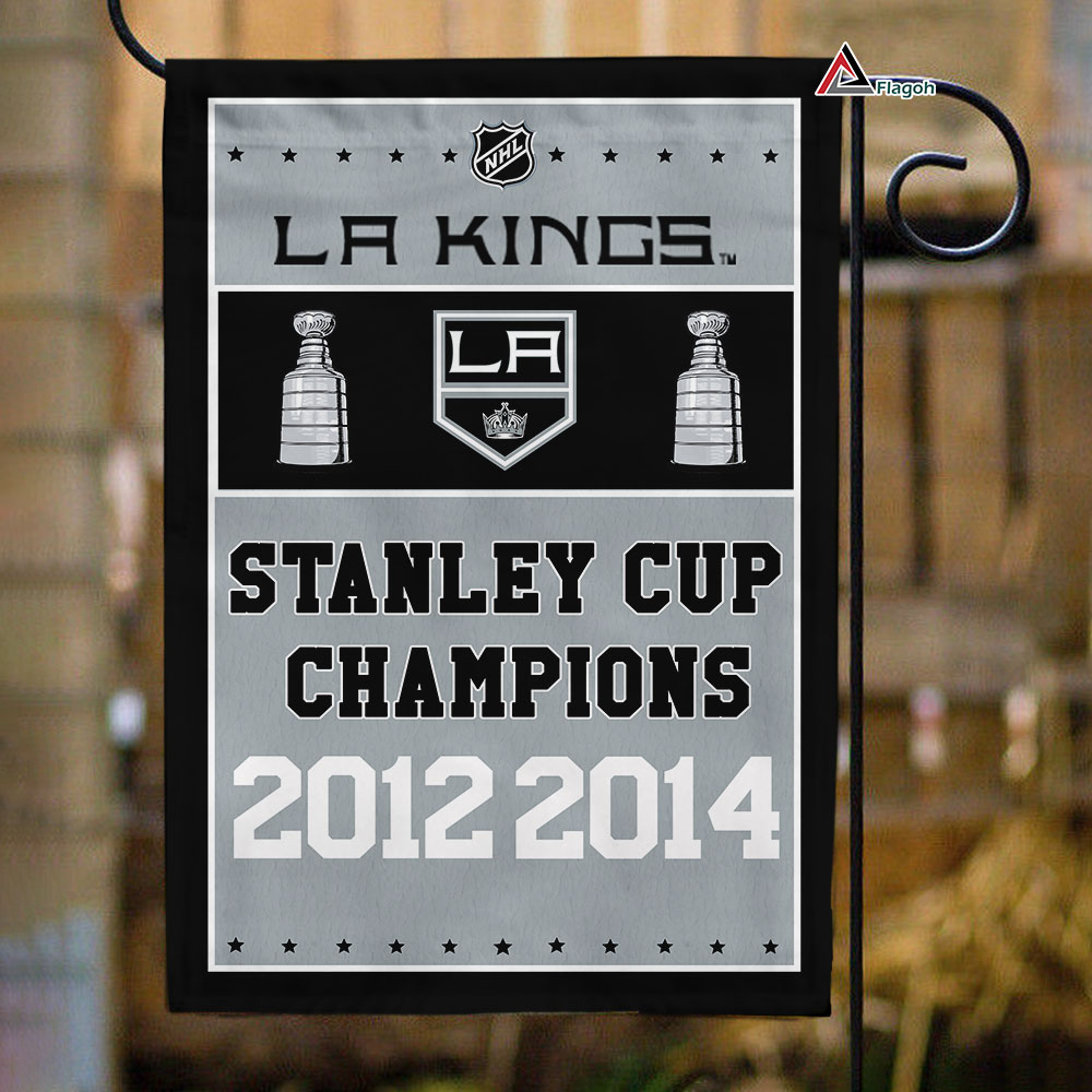 Los Angeles Kings Stanley Cup Champions Flag, Kings Stanley Cup Flag, NHL Premium Flag