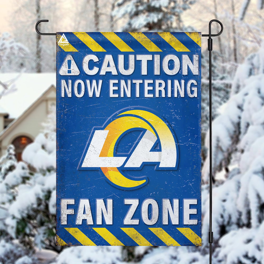 Los Angeles Rams Fan Zone Flag, NFL Welcome Sport Flag