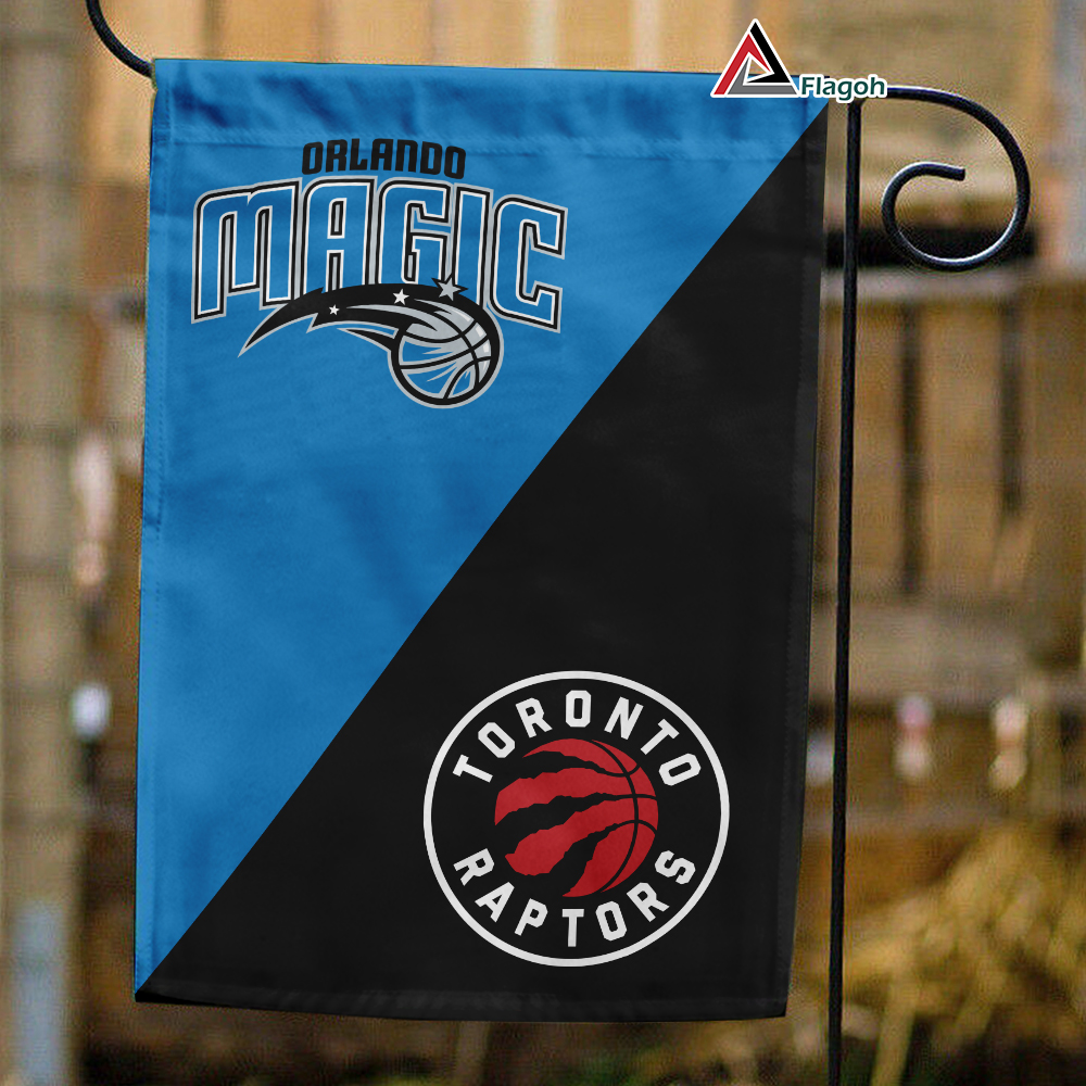 Magic vs Raptors House Divided Flag, NBA House Divided Flag