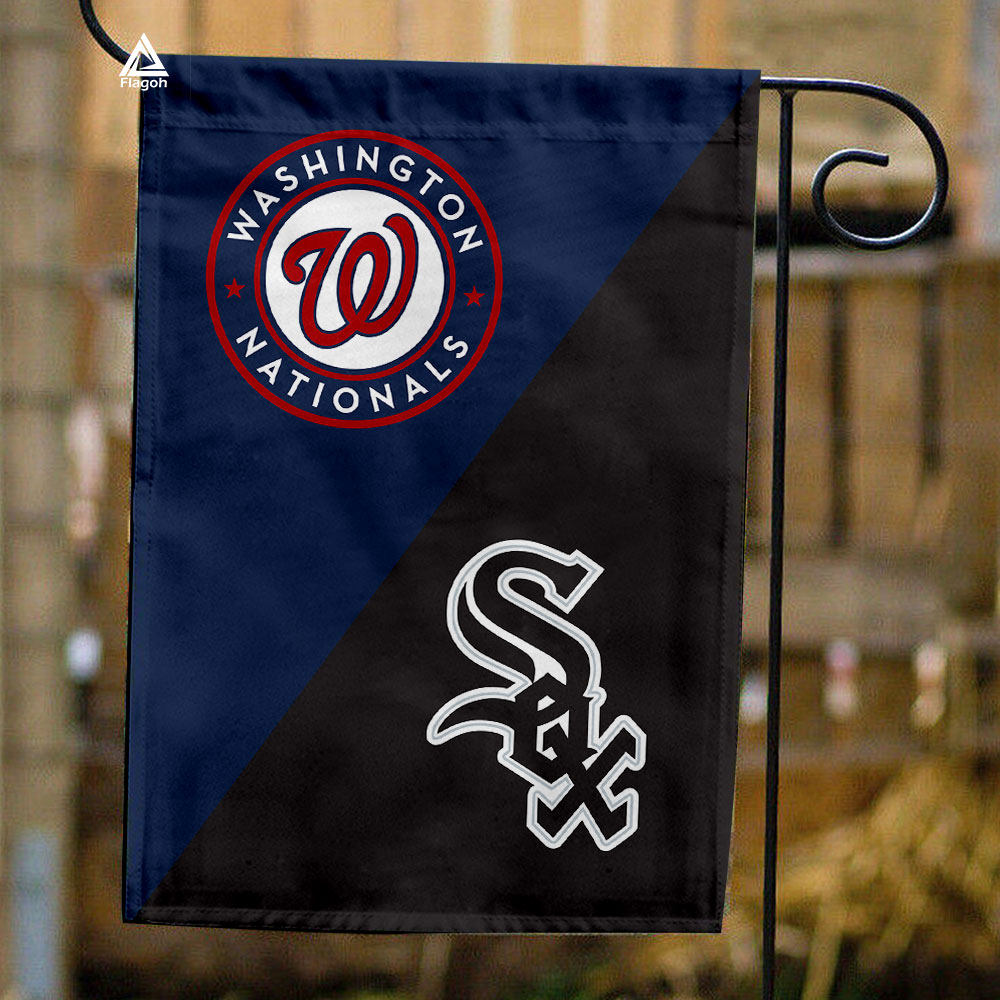 Nationals vs White Sox House Divided Flag, MLB House Divided Flag