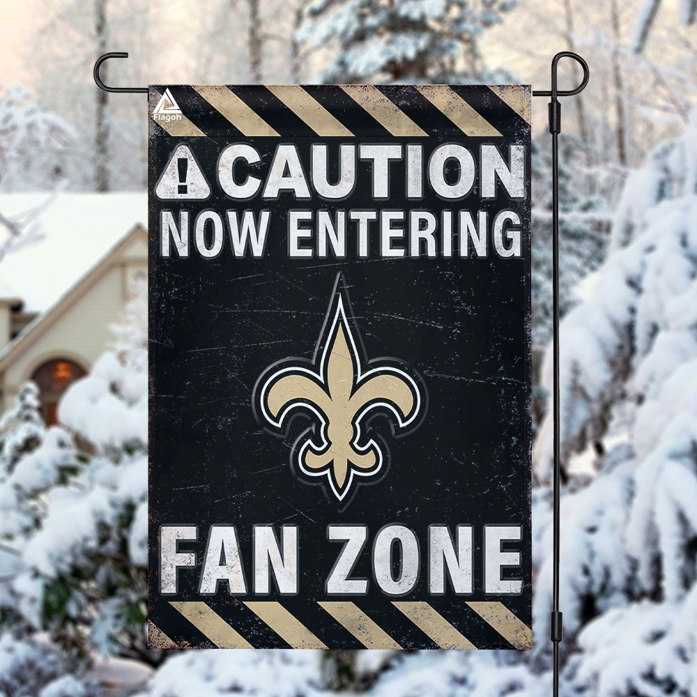 New Orleans Saints Fan Zone Flag, NFL Welcome Sport Flag