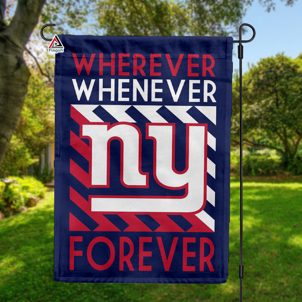 New York Giants Forever Fan Flag, NFL Sport Fans Outdoor Flag