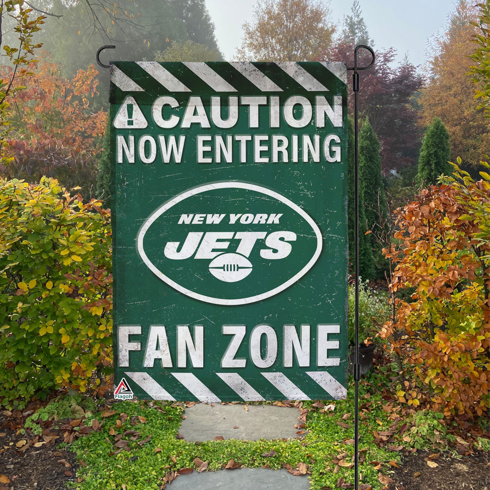 New York Jets Fan Zone Flag, NFL Welcome Sport Flag - Image 3