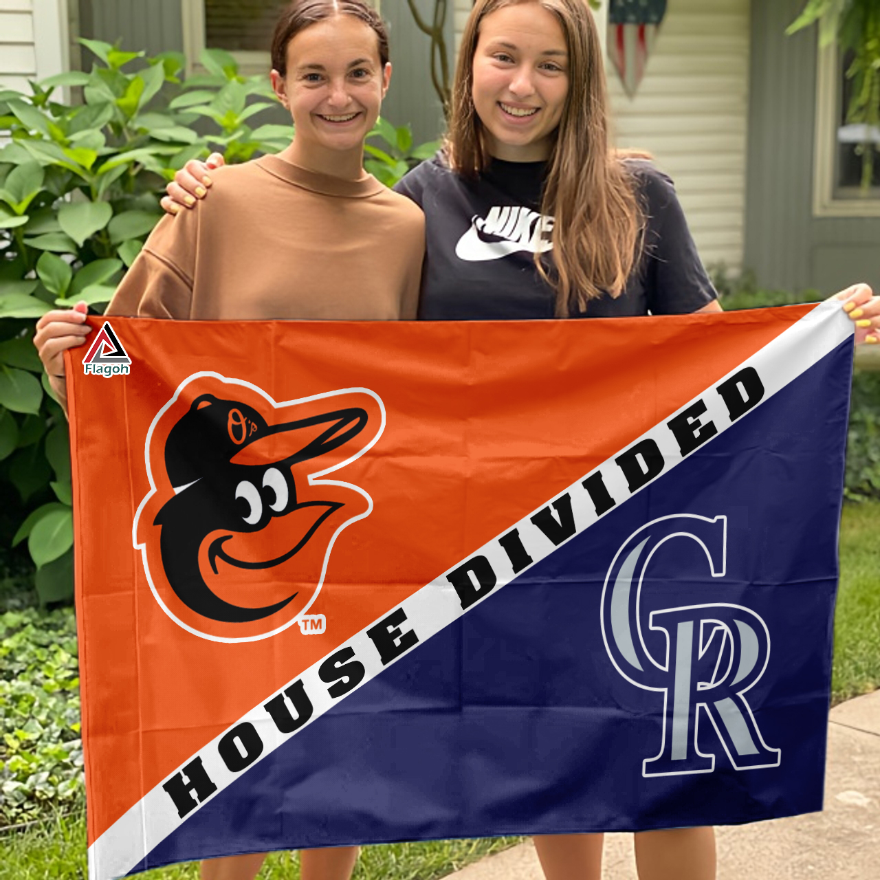 Orioles vs Rockies House Divided Flag, MLB House Divided Flag - Image 3