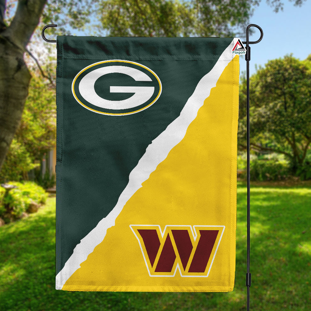 Packers vs Commanders House Divided Flag, NFL House Divided Flag