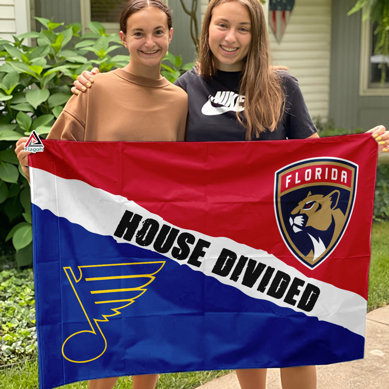 Panthers vs Blues House Divided Flag, NHL House Divided Flag - Image 3